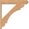 Ekena Millwork Olympic Arts & Crafts Smooth Outlooker, Western Red Cedar, 7 1/2"W x 40"D x 40"H OUT08X40X40OLY03SWR - alternate 4